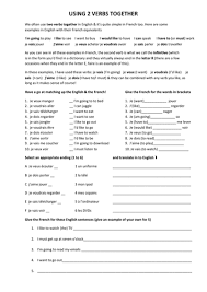 We did not find results for: Verb Infinitive Using 2 Verbs In French Teaching Resources