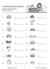 These printable 1st grade math worksheets help students master basic math skills. Real Life Math Menu Math For Beginners 1561750166 Christianbook Com