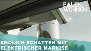 Ich habe mir die standardkurbel umgebaut und eine aufnahme für. Sonnenschutz Fur Das Terrassendach Schatten Dank Elektrischer Markise Youtube
