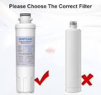 MIWF6200 Compatible With Midea MRQ22D7AST MRS26D5AST MRS26D7AST Refrigerator Water Filter MF-2008-R2, Insignia NS-WF26SS0-1, Sharp SJWF200, Zline ...