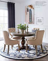 Living Spaces Product Catalog Holiday 2016 Jefferson Extension Round Dining Table Round Dining Room Sets Dining Room Small Round Dining Room Table