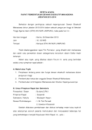 Contoh surat undangan pemilihan ketua rw kumpulan surat. Contoh Surat Berita Acara Hasil Pemilihan Ketua Rt