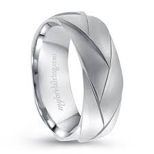 Braided Brush Finish Wedding Band In 14k White Gold Braided Wedding Band Wedding Rings Unique Rings For Men