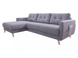 Un canapé d'angle tissu pour partager des moments seul ou en famille ! Canape D Angle Fixe Scandi Bobochic