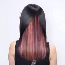29 Subtle And Popping Peekaboo Highlights Hairstyles Peekaboo Highlights Underlights Hair Blonde Peekaboo Highlights