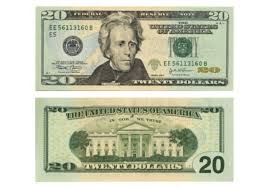 20 Dollar Bill Actual Size Bing Banknotes Money Twenty Dollar Bill 100 Dollar Bill
