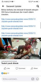 Kes disiasat mengikut seksyen 394 kanun keseksaan yang memperuntukkan hukuman penjara sehingga 20 tahun, denda atau sebat jika sabit kesalahan, katanya. Kuching Crime Watch Beitrage Facebook