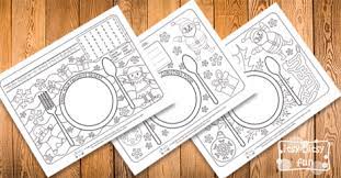 They are so easy, so they won't add a ton of. Printable Christmas Placemats Itsybitsyfun Com
