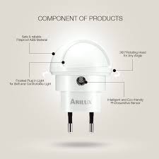 Outfitted with our innovative leds, each fixture in the led ceiling collection provides bright, warm light. Lamps Lighting Ceiling Fans Arilux 360 Swivel Led Light Sensor Wall Plug In Night Lamp Bedroom 110v 220v Lamp