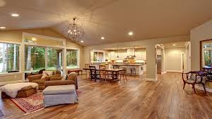 I have an open concept floor plan with medium brown hickory wood floors throughout. Match Wall Tones With Your Wood Floors Ferma Flooring