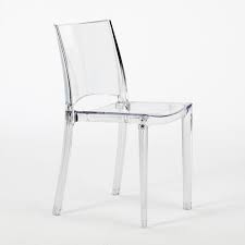 Nos chaises conviennent à tous les ameublements possibles, à tous les styles et à tous les convives. Chaise Transparente Empilable Salle A Manger Et Cafe Grand Soleil B Side
