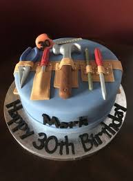 Black & silver present 30th birthday cake. Pin On Torty