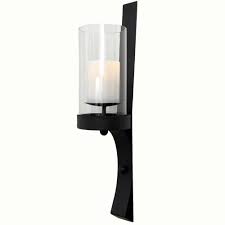 Wall hanging candlestick iron candle holder sconce black modern style home. Modern Wall Sconce Candle Ideas On Foter