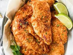 Oven Fried Chicken Baked Fried Chicken Breast How To Video