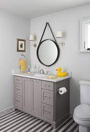 Owls, peeping, through, grey, & yellow, leaves bath towel set. Yellow And Grey Kids Bathroom Contemporary Bathroom