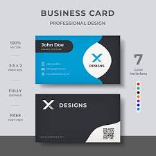 This Business Card Design Template Is Fully Editable In Ai Adobe Illustrator Design Can B In 2020 Stylish Business Cards Printing Business Cards Free Business Cards
