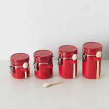 Find amazing deals on red canister sets from several brands all in one place. 4 Piece Ceramic Kitchen Canister Set Ceramic Canister Set Ceramic Kitchen Canister Sets Ceramic Kitchen Canisters