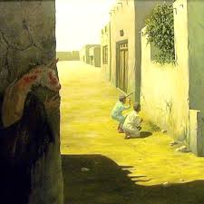 حمارة القايلة بريشة الفنان نواف الحملي mythology arabians gods and goddesses