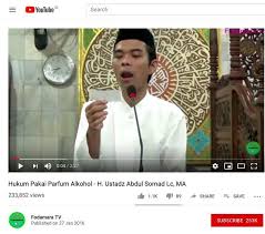 Cek Fakta Ustaz Abdul Somad Klaim Alkohol Parfum Terbuat Dari Babi Yakin