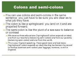 Check spelling or type a new query. 6 Colons Colons And Semicolons 1 St Form