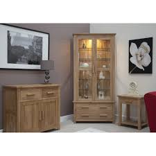 You can also mount lights vertically inside the two front side corners on any shelf or display area to eliminate shadows. Opus Oak Glass Display Cabinet Free Delivery