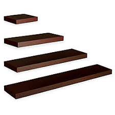 Buy bayka floating shelves wall shelf mounted, decorative rustic wood hanging shelving set of 3 for bedroom, kitchen, bathroom, living room, weight bearing shelves for cats, pictures, towels, accessories: Floatingshelving Bed Bath Beyond