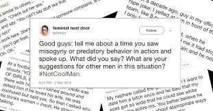 Säj ə nis tik adj having or showing a hatred and distrust of. Men Share Times When They Ve Stood Up To Misogynistic Behavior Upworthy