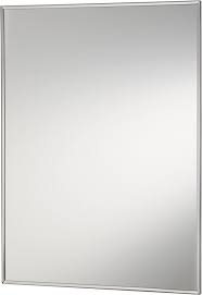 Jensen (formerly ) horizon single door beveled recessed medicine. Jensen Styleline 16 W X 22 H Stainless Steel Recessed Medicine Cabinet At Menards