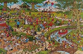 Jan van haasteren puzzles 3000. Buy Jumbo Jan Van Haasteren The Park Puzzle 3000 Piece Online At Low Prices In India Amazon In