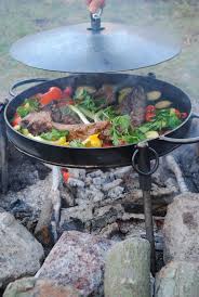 Camp Fire Skillet Frying Pan Pan With Flat Bottom Footed Camp Fire Pot Fire Pit Cooking Tripod Camp Fire Pan Cook Ove Fire Pit Cooking Fire Pots Campfire