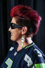 Seahawks fans show their team spirit