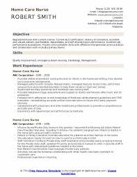 Home Care Nurse Resume Samples Qwikresume