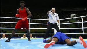 The one and only weight(s): Video Rio2015 Nigerian Boxer Efe Ajagba Knocks Out His Opponent In 23 Records Screengist Blog