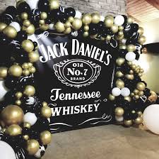 Jack Daniels Whiskey Theme Step And Repeat Backdrop Designed Printed Shipped In 2020 Jack Daniels Birthday Jack Daniels Party 40th Birthday Party Decorations