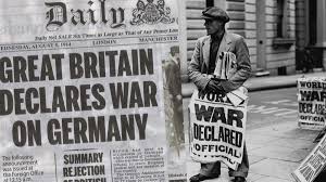 On 4 August 1914 Britain Declared War On Germany Although The War Had Officially Been Going On For A Few Days The Events Leading Up To I Britain War Germany