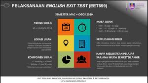 Garis panduan ini menerangkan cara anda boleh memasarkan diri anda sebagai jurugambar atau agensi yang dipercayai. Garis Panduan Pengurusan Ujian English Exit Test Eet699 Semester Mac Ogos 2020 Seperti Sedia Maklum Ujian English Exit Test Eet699 Bagi Semester Mac Ogos 2020 Akan Berlangsung Pada 10 13 Ogos 2020 Dan Hanya Akan