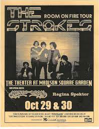 The Strokes Theater At Msg October 29 And 30 2003 Odd Lineup Radio Flyer Concert Posters Special Guest