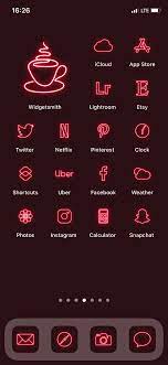 Tons of awesome red neon aesthetic desktop wallpapers to download for free. 100 Red Neon App Icons Neon Aesthetic Ios 14 Icons Iphone Icon Pack Neon Neon Widgets Iphone Icons Red Neon Red App Covers App Icon Iphone Icon App Covers