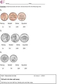 First grade money worksheets using either u.s, british or european currency, make money worksheets to challenge your children's numeracy skills with 'real life' problems. First Grade Money Worksheets Teachers Pay Teachers