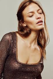 Free people disco rose top discount