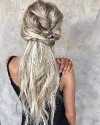 Messy Braided Hairstyle With Long Hair Women Long Hairstyles For Summer Long Hair Styles Braids For Long Hair Hair Styles