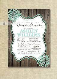 Aqua Teal Bloom Bridal Shower Invitation By Digibuddhapaperie In 2022 Rustic Bridal Shower Invitations Chic Bridal Showers Shabby Chic Bridal Shower