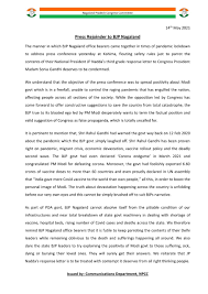 A response letter is a time to promote goodwill. Indian National Congress Nagaland Response To Bjp Nagaland For False Propoganda Allegations We Reiterate That Bjp President Jp Nadda Response Letter To Congress President Is To Be Treated With Contempt