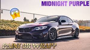 That can boost the price anywhere up to £6,000 depending on the vehicle. Inoztek Midnight Purple Wrap F87 M2 Youtube