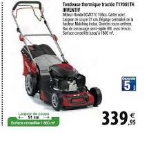 Tondeuse thermique tractée leroy merlin. Offre Tondeuse Thermique Tractee T17051 Th Inventiv Chez Tridome