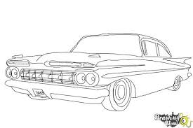 How to draw an impala animal step by step. How To Draw A Chevrolet Impala Drawingnow