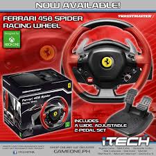 It is not supported by windows platforms, and there are no drivers for it to work on windows. Super Car Thrustmaster Ferrari 458 Spider Racing Wheel Usb Connector