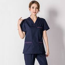 Top Only Free Name Scrub Suit Baju For Women Short Sleeve Used Hospital Dental Clinic Spa Cotton Buy Online At Best Prices In Pakistan Daraz Pk