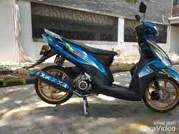 Yamaha mio modif trail murah motor bekas 766467642. Modifikasi Mio J Superblue Youtube