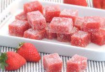 Pates De Fruits A La Fraise Au Thermomix Recette Thermomix Pate De Fruit Recette Recettes De Cuisine Pates De Fruits Maison